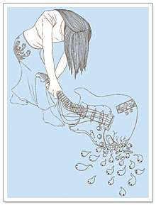 Threadless - Rock the frog