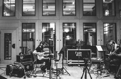 Guthrie Govan in the studio
