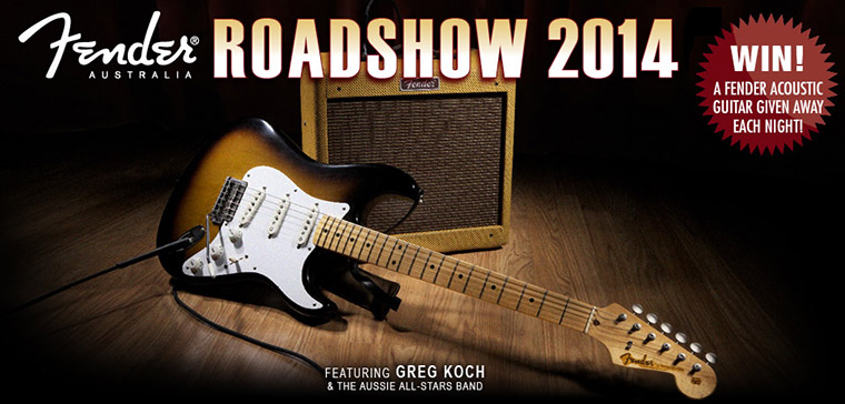 fender roadshow australia 2014
