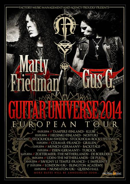 Guitar Universe 2014 Marty Friedman & Gus G